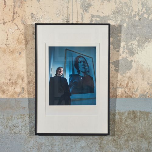 Porträt, Angela Bloch YBA, Künstlerin, Berlin 1996