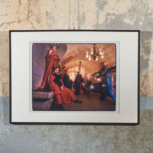 Modebild, Metrostation Kievskaja, Moskau 1994