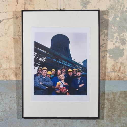 Propagandabild, Heizkraftwerk, Espenhain 2000